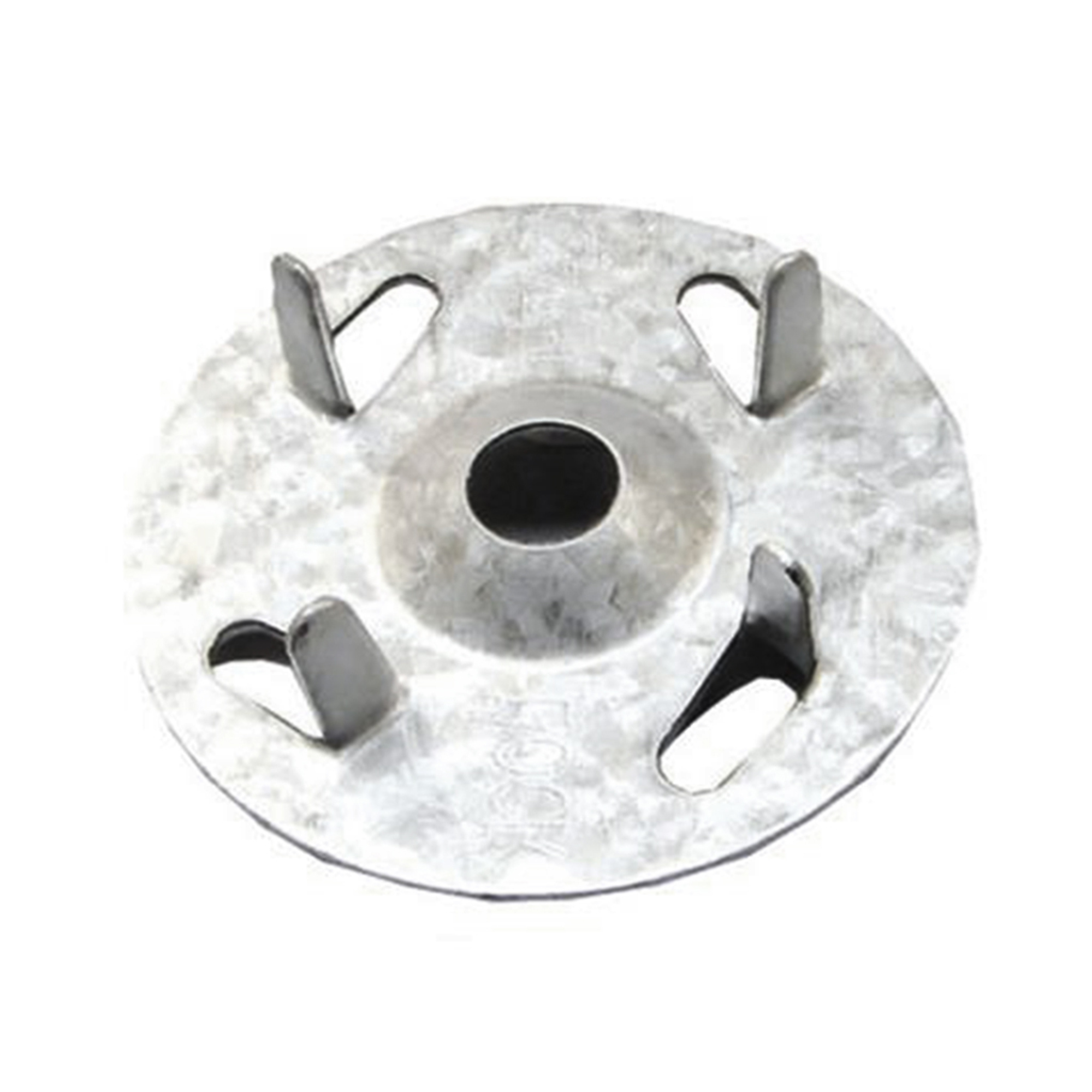 Blue Builder Lath-Lock Plates with Legs — 1.25in. Washer, Galvanized Steel, 1000 Pcs, Model# LATHLOCK